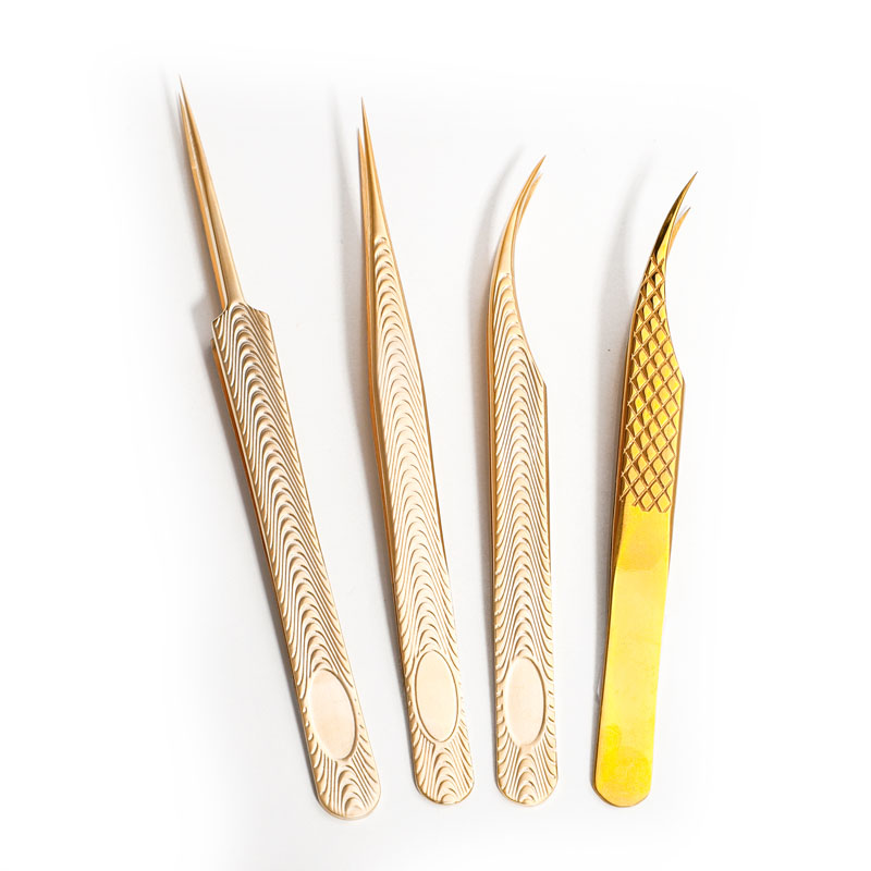 Pinzas de extensión de pestanas